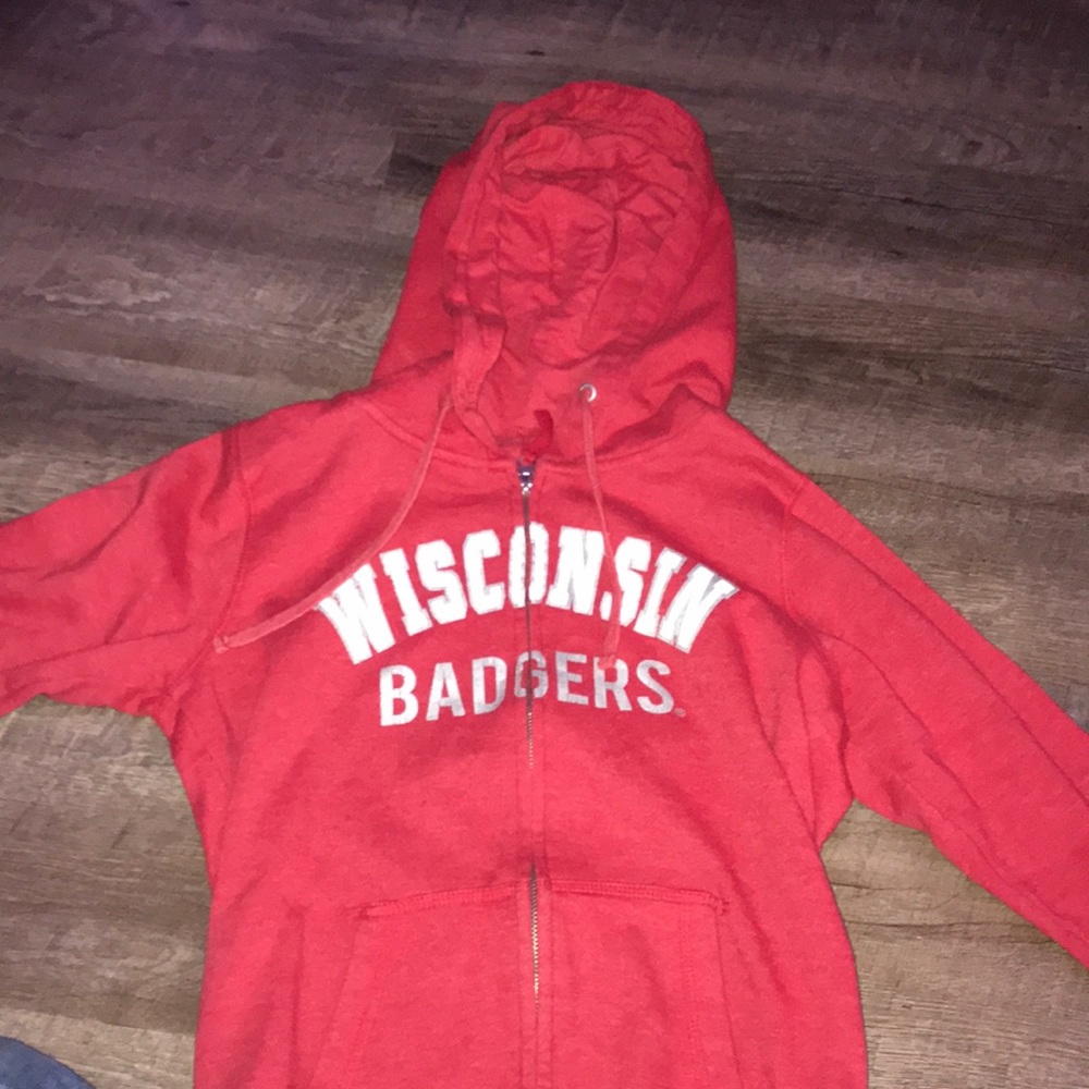 Wisconsin Badgers Zip Up Hoodie
